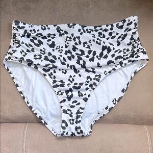 Tommy Bahama Leopard Luau high waist  Bikini Bottom - Small - New